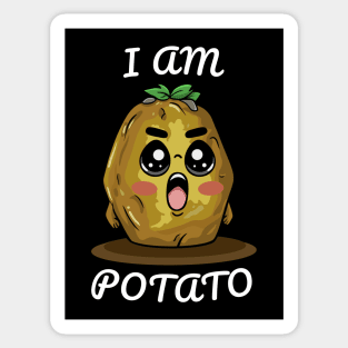 Funny Potato, I am Potato Sticker